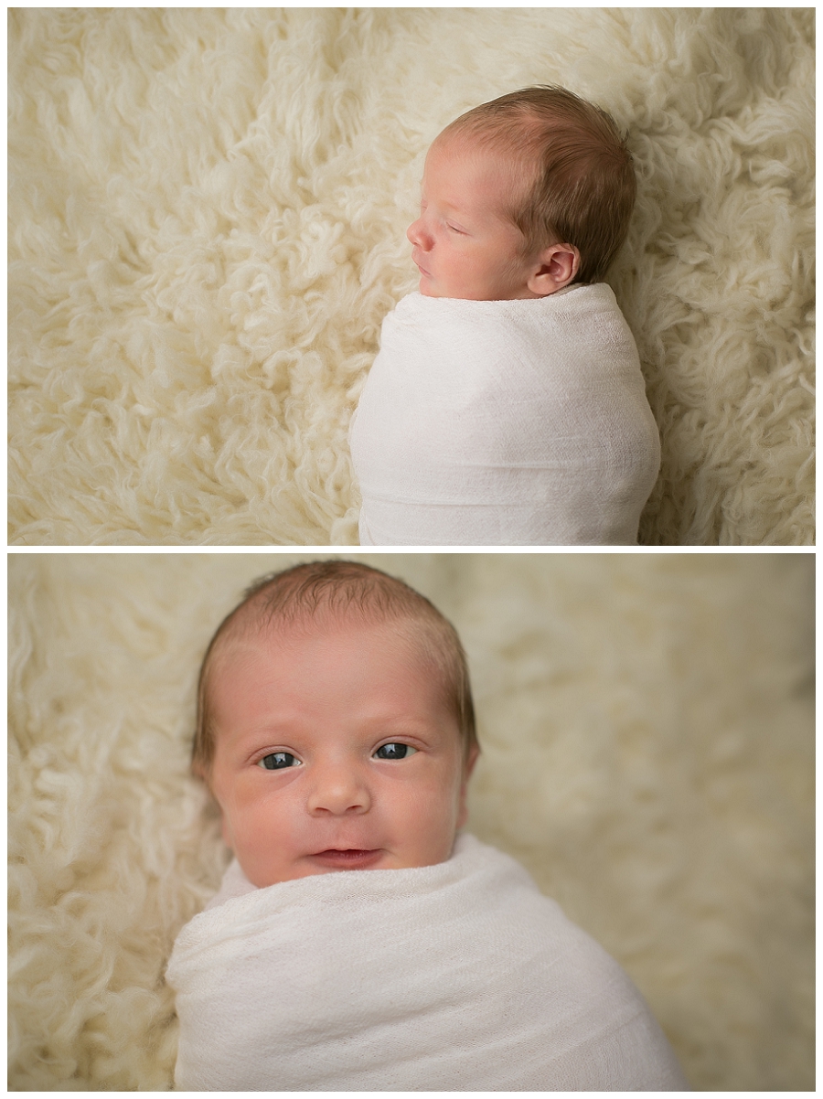 Katie Garber Photography – Williamsport newborn photographer – newborn eye contact